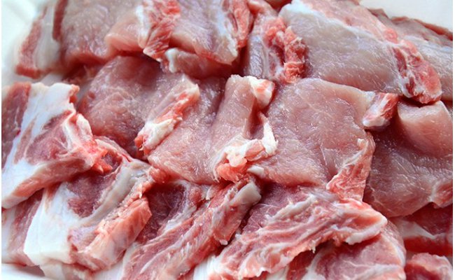平野協同畜産の焼き肉用豚ロース1.1kg